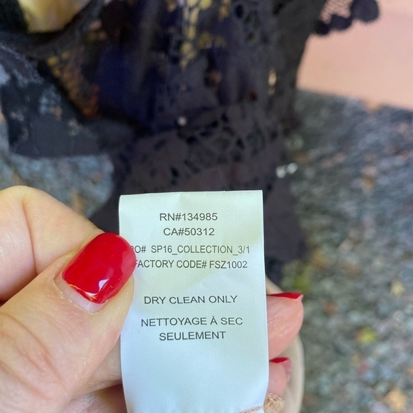 NWT For Love and Lemons Gianna Lace Apron Dress - Picture 5 of 6